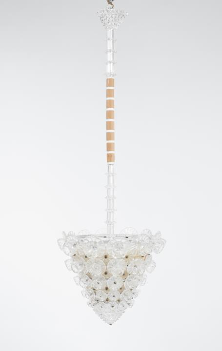 Ercole Barovier - A Murano glass hanging lamp by Ercole Barovier