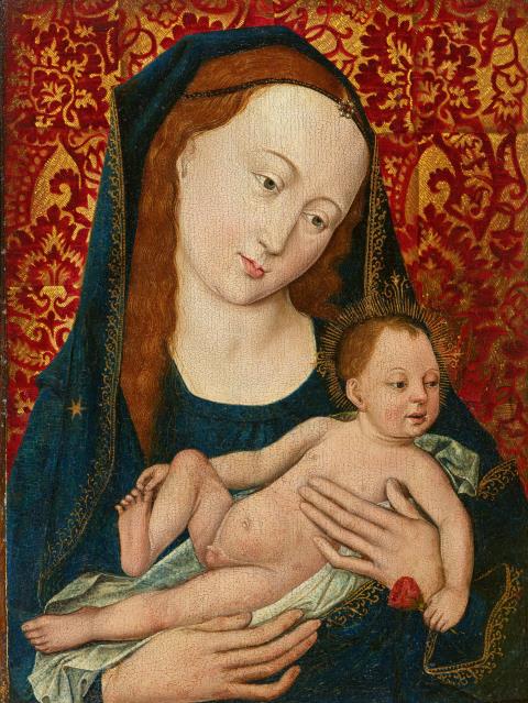 Master of the Legend of the Magdalen - Mary with her child