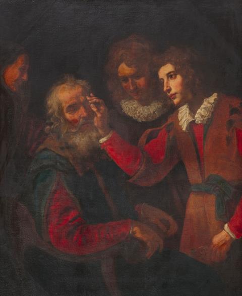 Florentine Caravaggesque Painter - Tobias Heals His Blind Father