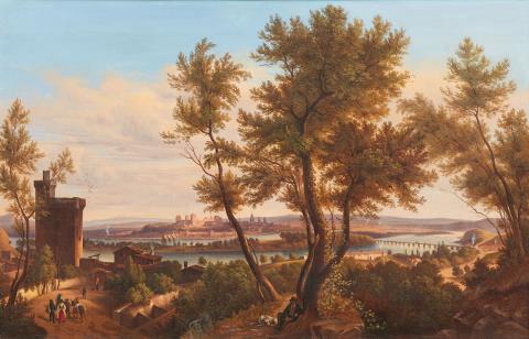 Anton Castell - View of Avignon