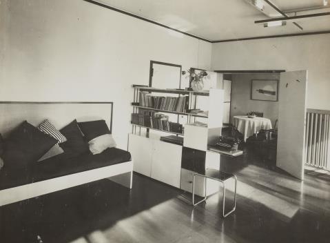 Lucia Moholy - Wohnzimmer im Meisterhaus Moholy-Nagy, Dessau