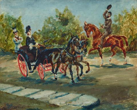 Henri de Toulouse-Lautrec - Nice. Sur la Promenade des Anglais