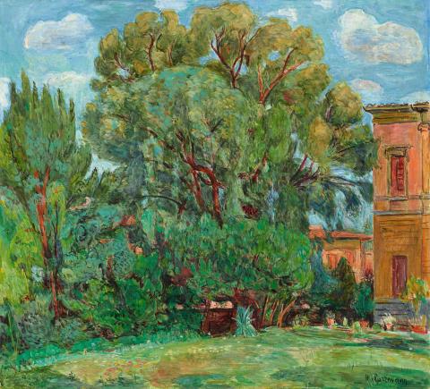 Hans Purrmann - Garten der Villa Romana
