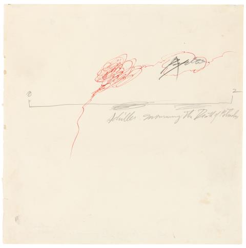 Cy Twombly - Achilles Mourning the Death of Patroclus