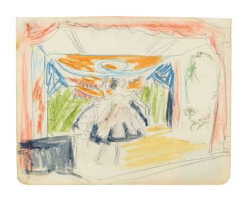 Ernst Ludwig Kirchner - Tänzerin im Varieté