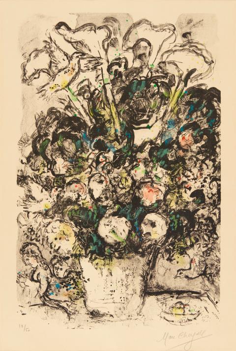 Marc Chagall - Le bouquet blanc (Der weiße Blumenstrauß)