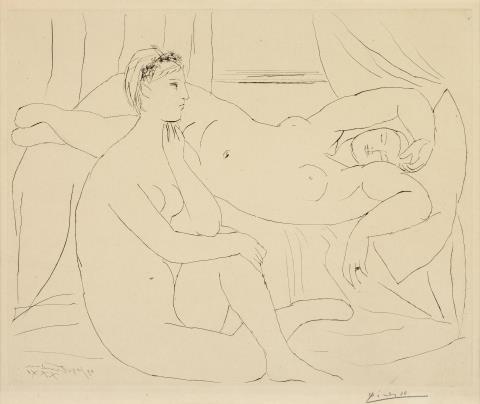Pablo Picasso - Deux femmes se reposant