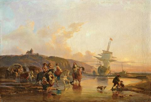 Philipp Jakob Loutherbourg - HORSERIDE AT THE SHORE