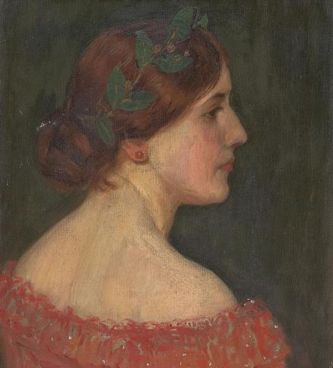 Julius Klaber - PORTRAIT OF A WOMAN (STUDY OF A HEAD)