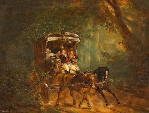 B. Heidland - THE STAGE COACH IN THE FOREST